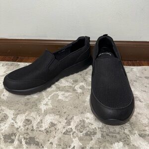 Skechers GOwalk 216010WW Men's Extra Wide Slip-On Cushioned Shoes Black 13